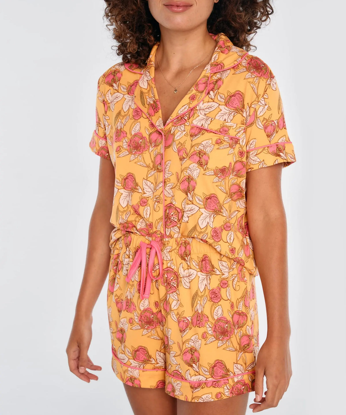 Set Pijama Corto Camisero