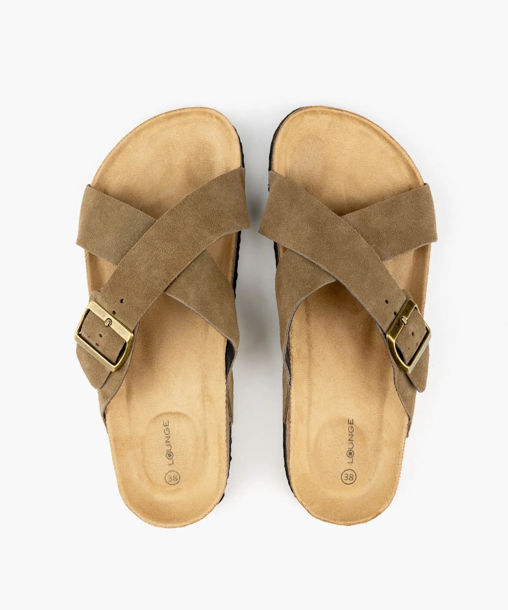 Sandalias Paradiso Gamuza Cruzadas