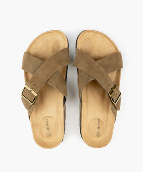 Sandalias Paradiso Gamuza Cruzadas