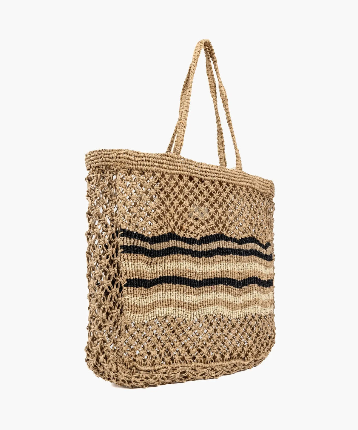 Bolso De Playa Paradiso Yute Líneas