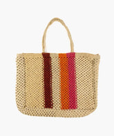 Bolso De Playa Paradiso Yute Rayas