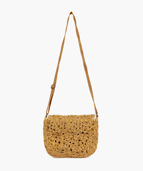 Cartera Bandolera Paradiso Crochet Raffia