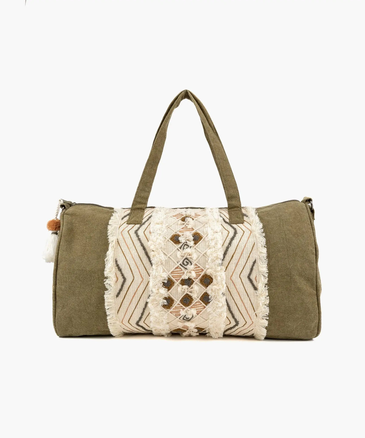 Bolso De Viaje Boho Bordado