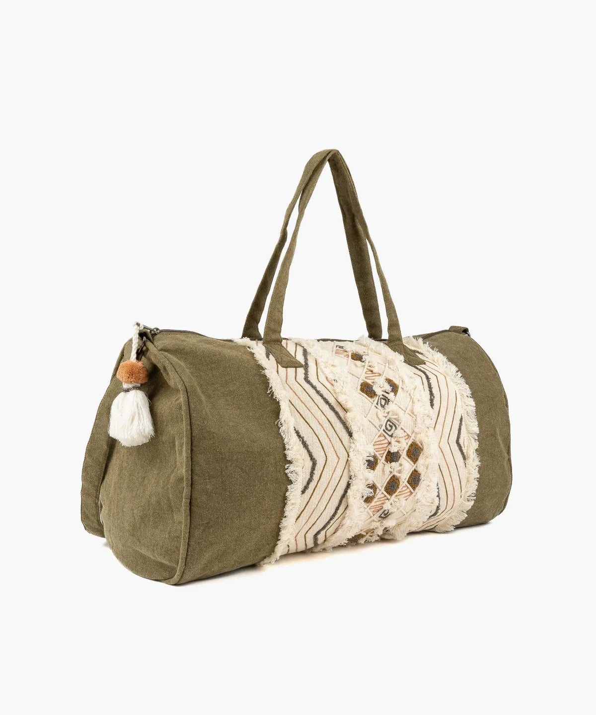 Bolso De Viaje Boho Bordado
