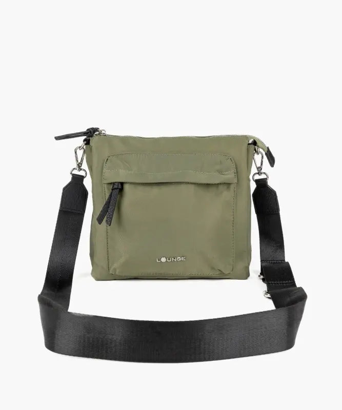 Cartera Nylon Cruzada Cuadrada