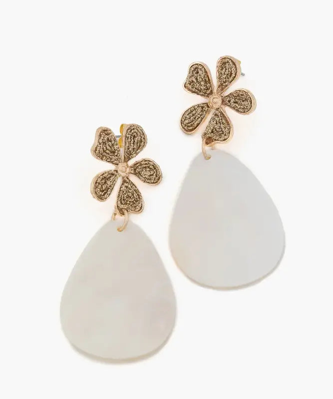 Aros Flor Y Concha