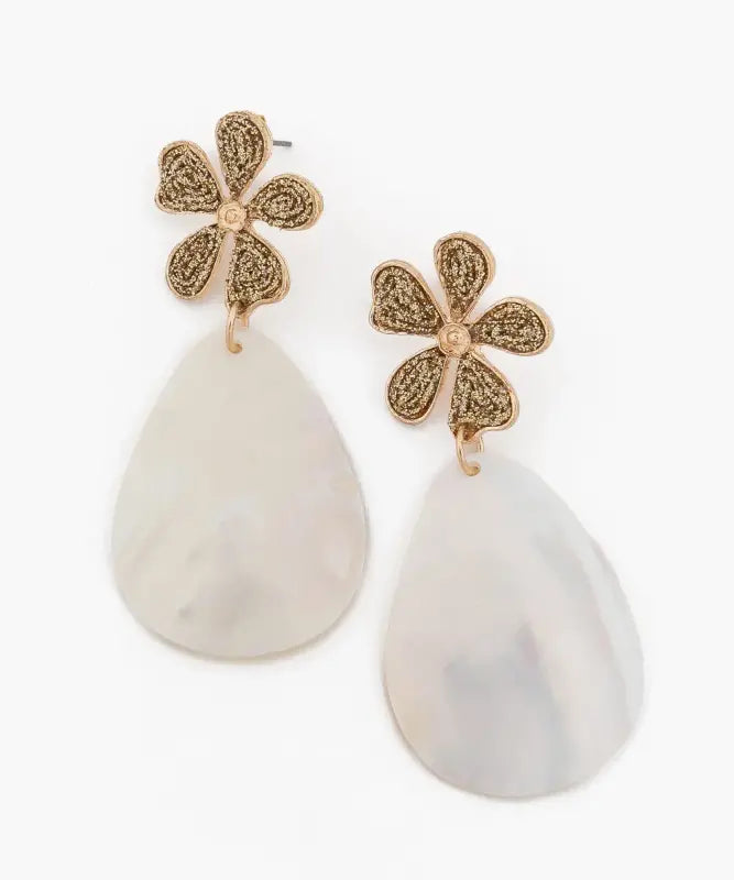 Aros Flor Y Concha