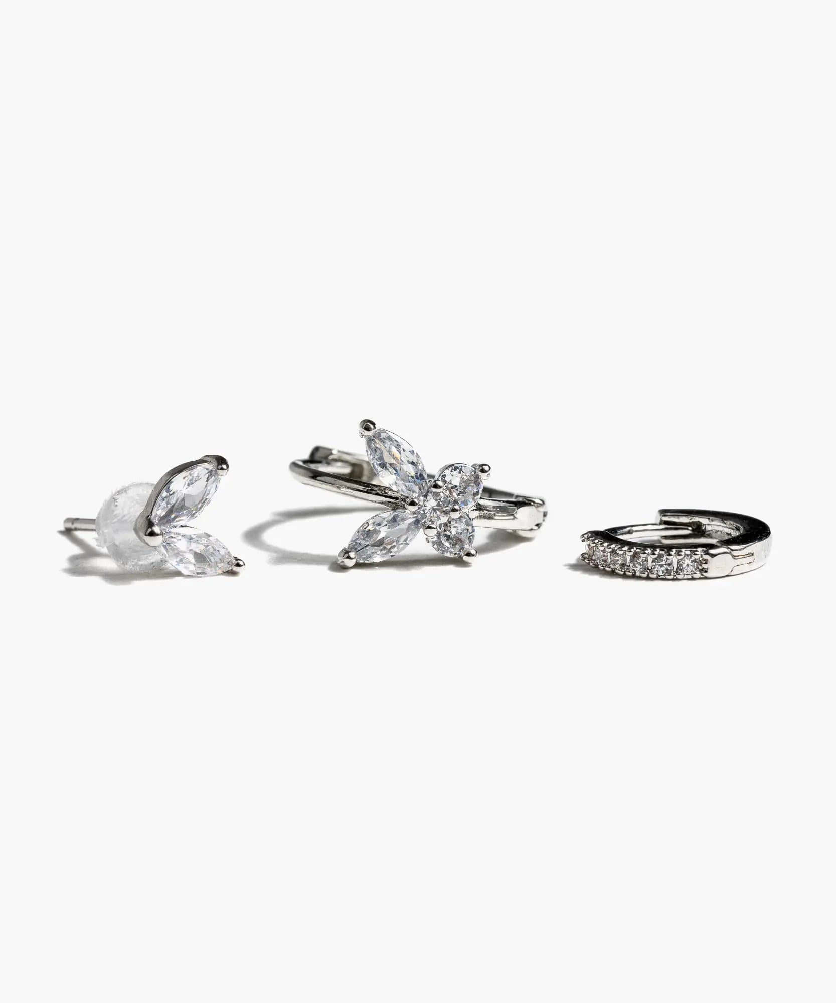 Set Aros Acero Inoxidable Hojas