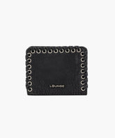Billetera Boho Botón Ojetillos