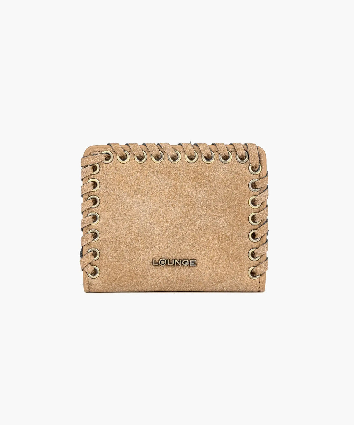 Billetera Boho Botón Ojetillos