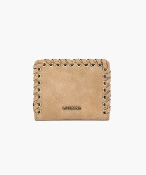 Billetera Boho Botón Ojetillos