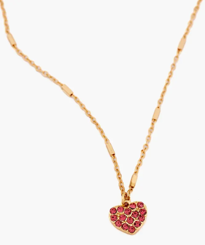 Collar Strass Corazón