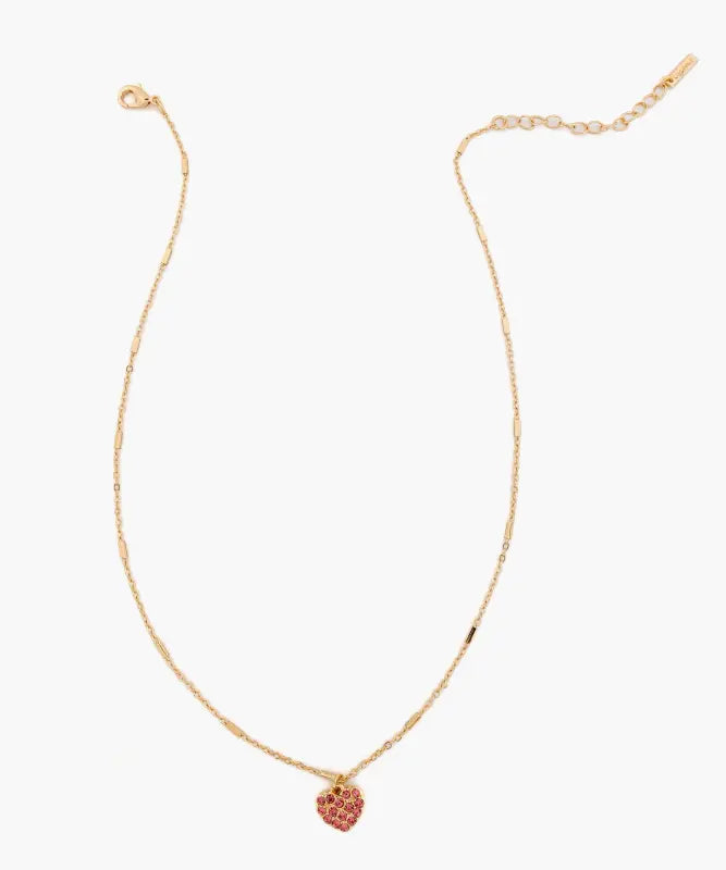 Collar Strass Corazón