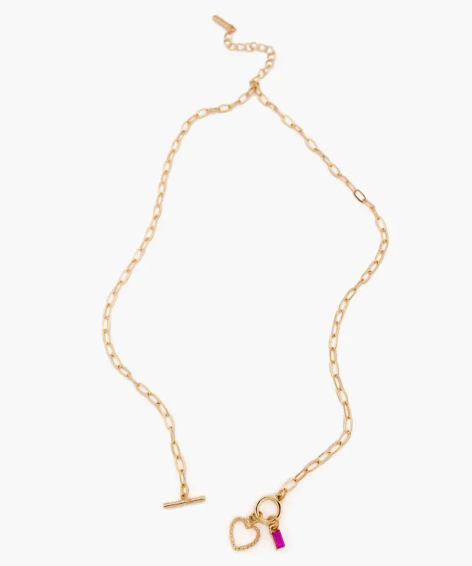 Collar Charm Y Broch En T