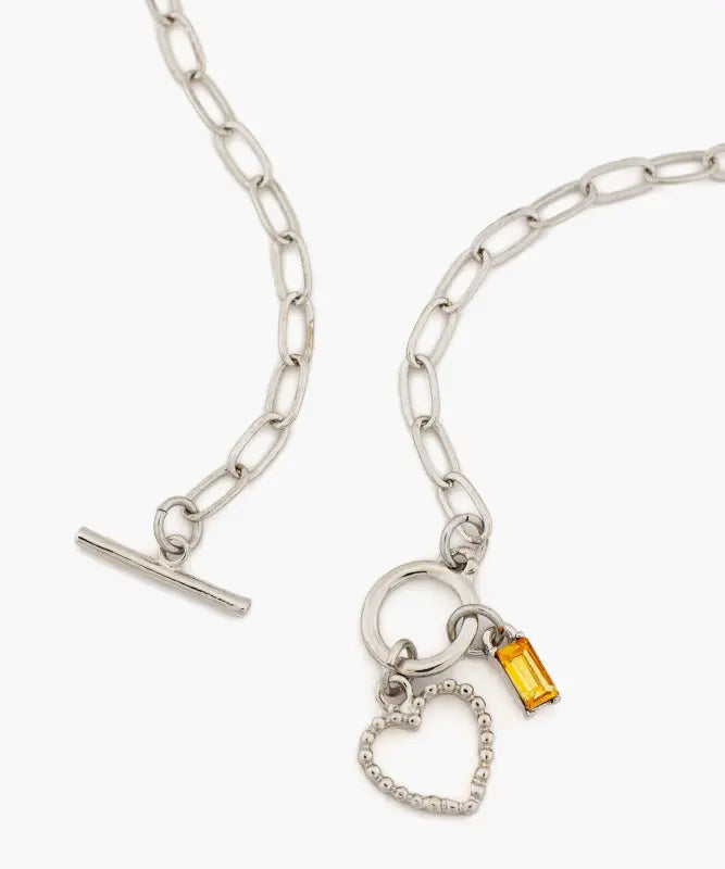 Collar Charm Y Broch En T