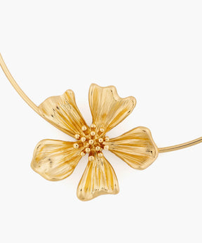 Collar Choker Flor Grande