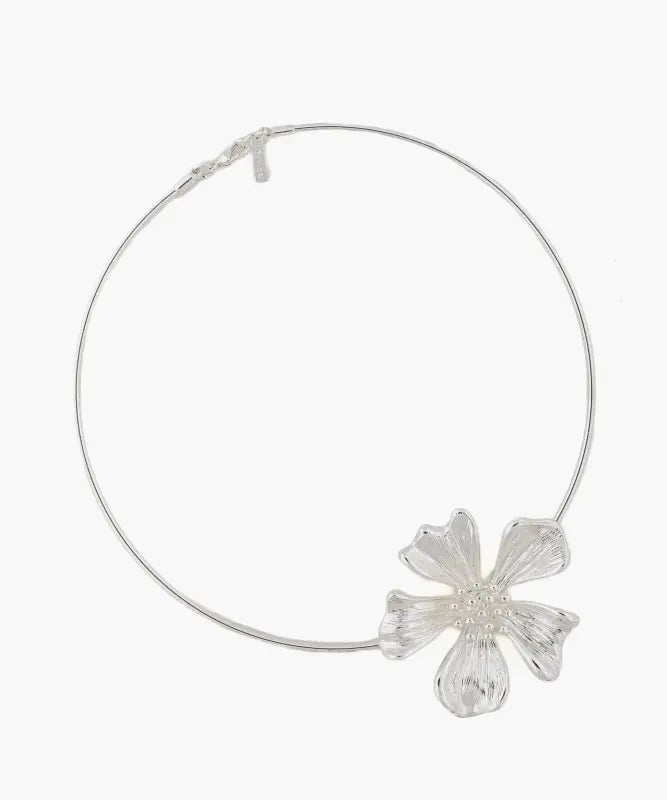 Collar Choker Flor Grande