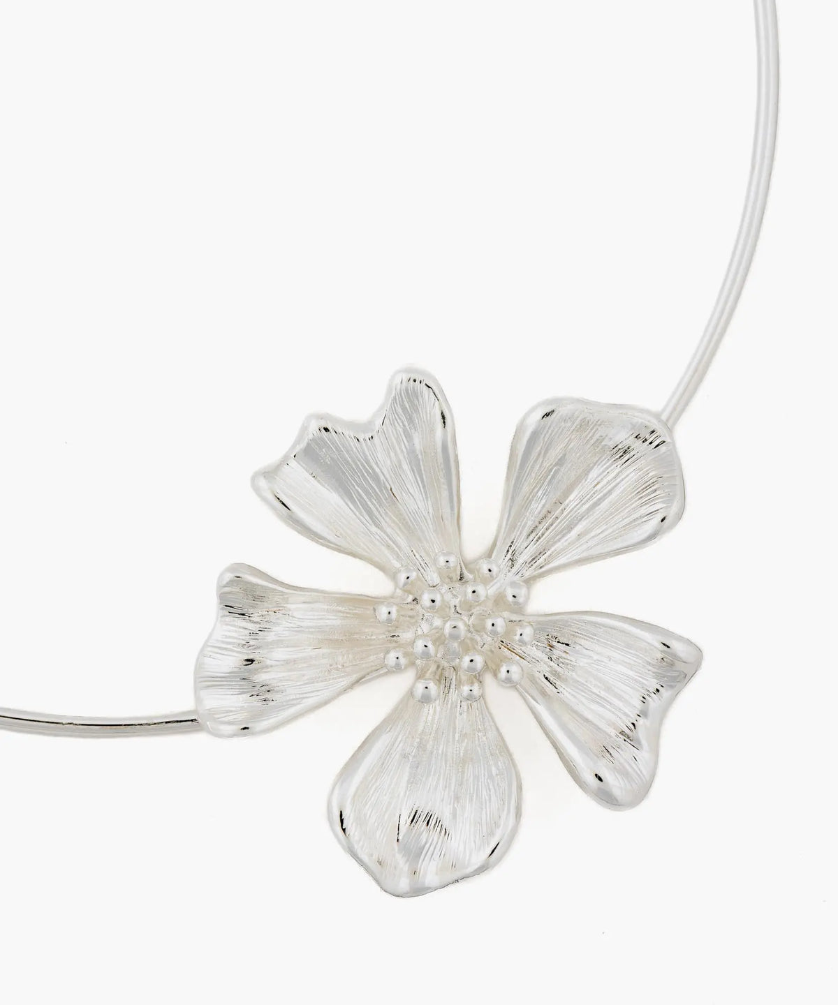 Collar Choker Flor Grande