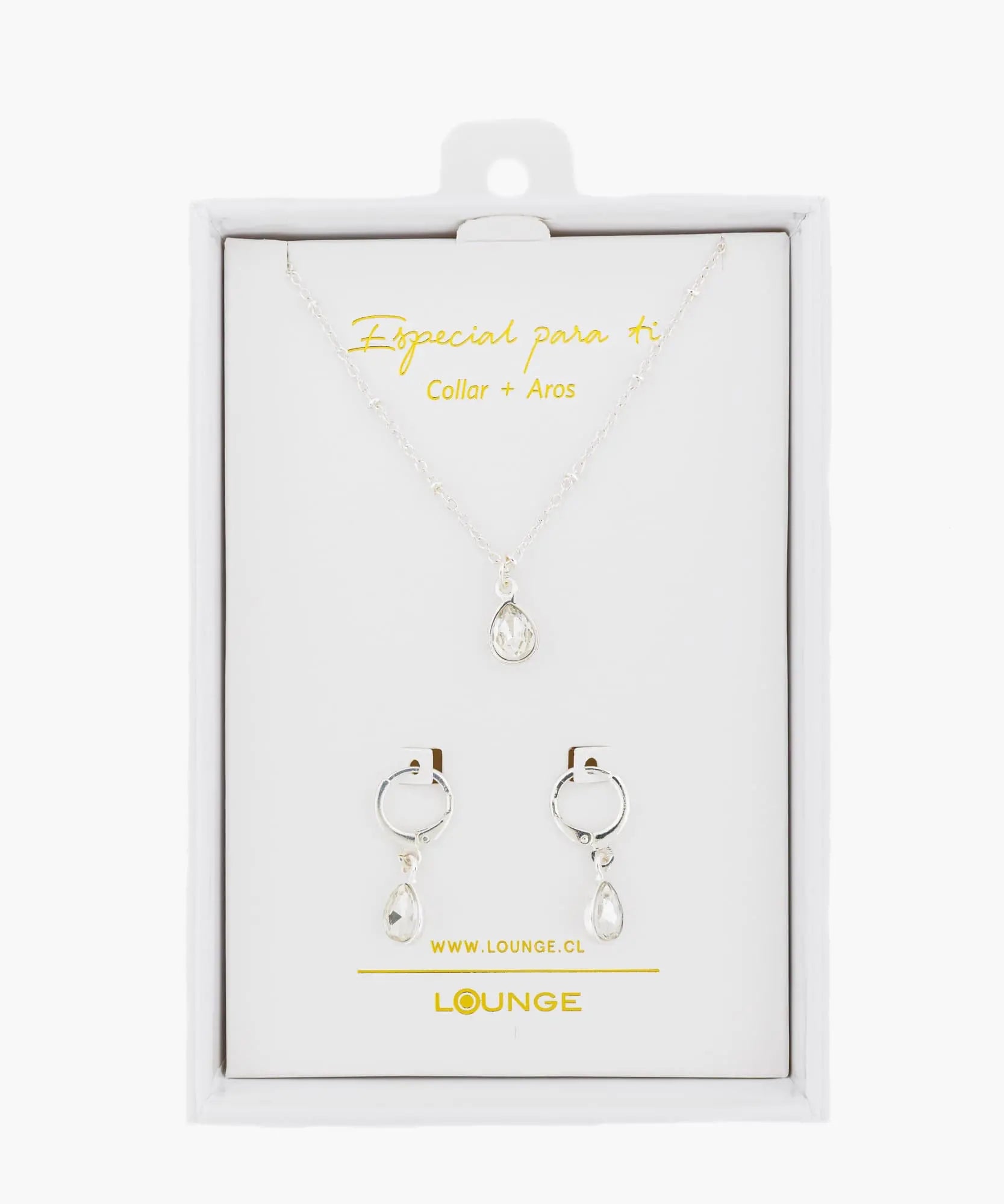 Set Collar Y Aros Gota