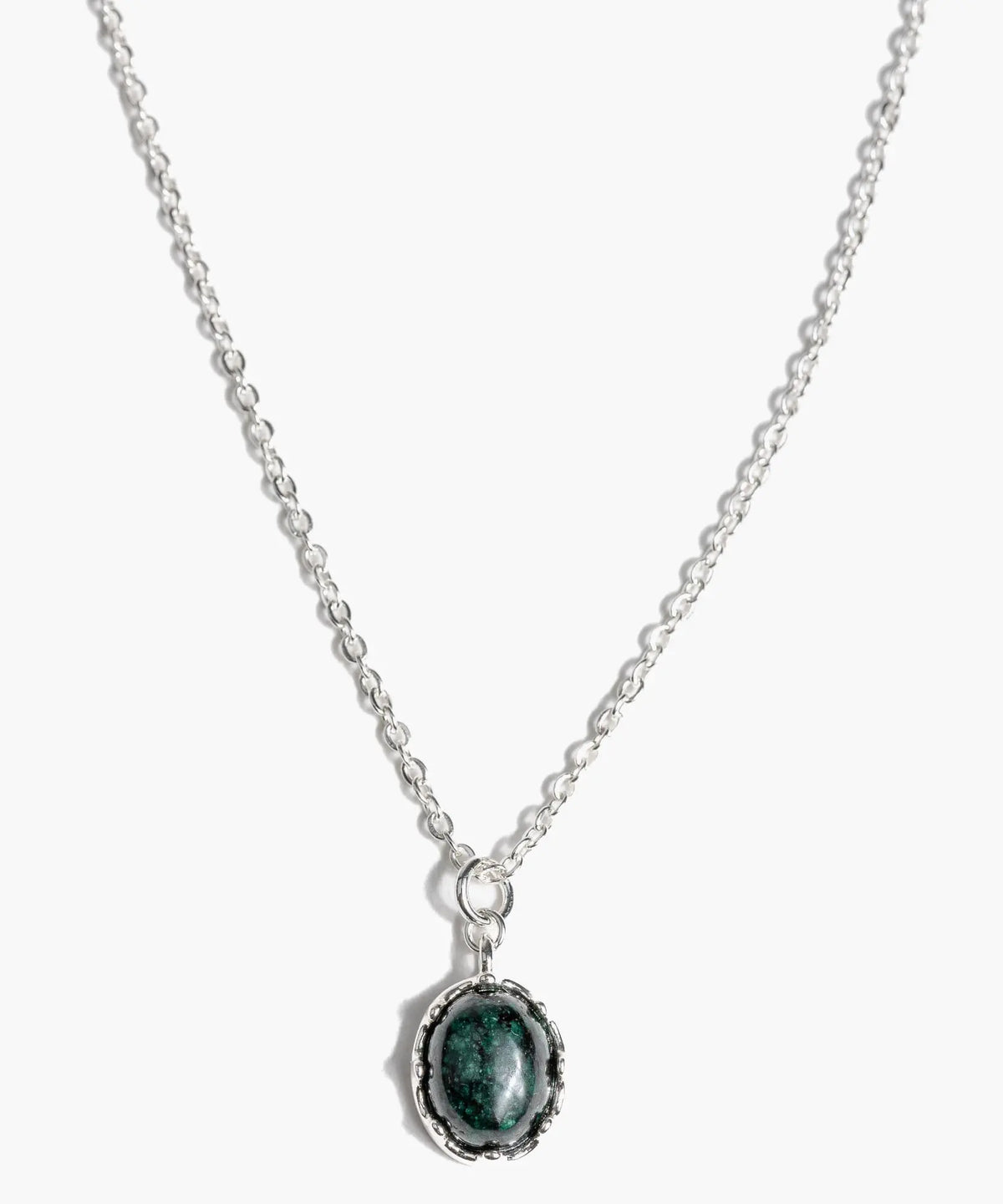 Collar Acero Inoxidable Piedra