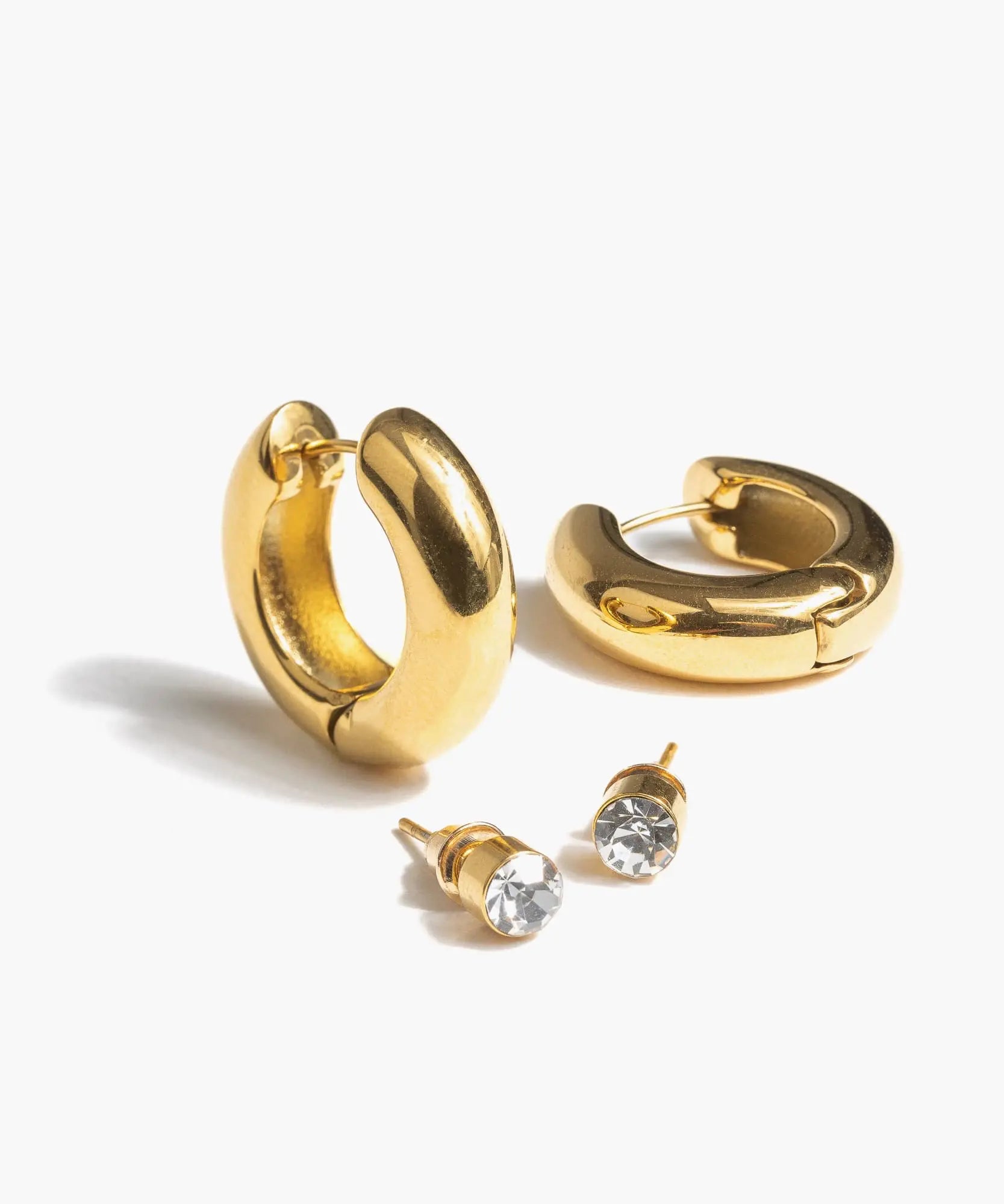 Set Aros Acero Inoxidable