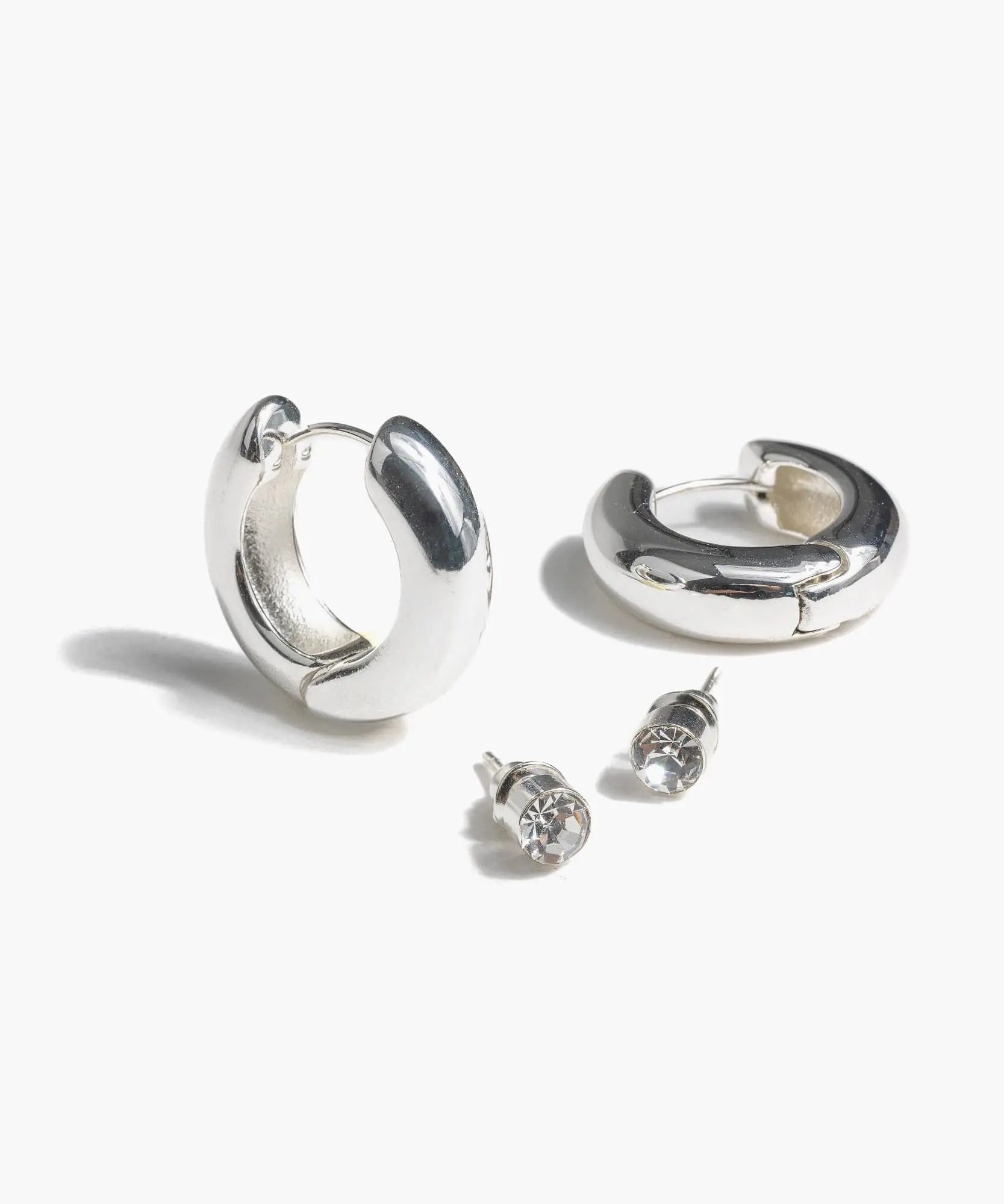 Set Aros Acero Inoxidable