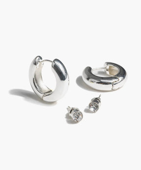Set Aros Acero Inoxidable