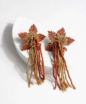 Aros Boho Estrella Mostacillas