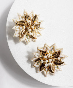 Aros Boho Flor Detalles