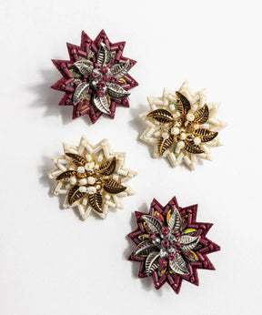 Aros Boho Flor Detalles