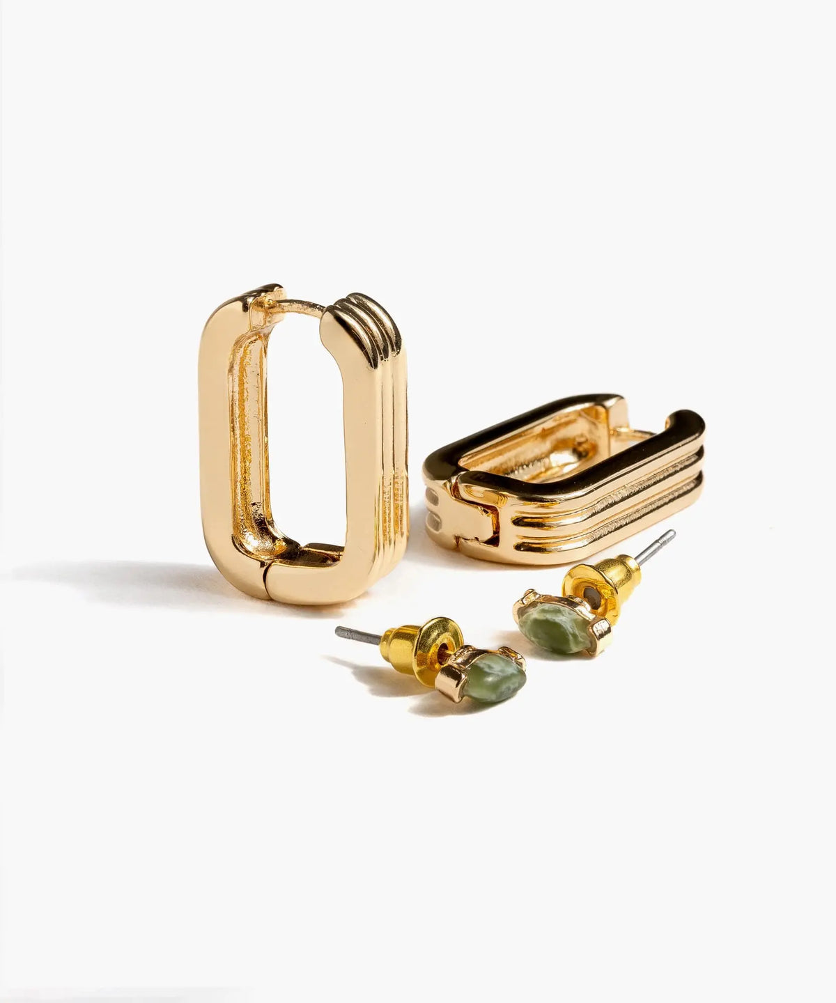 Set Aros Piedras Argollas