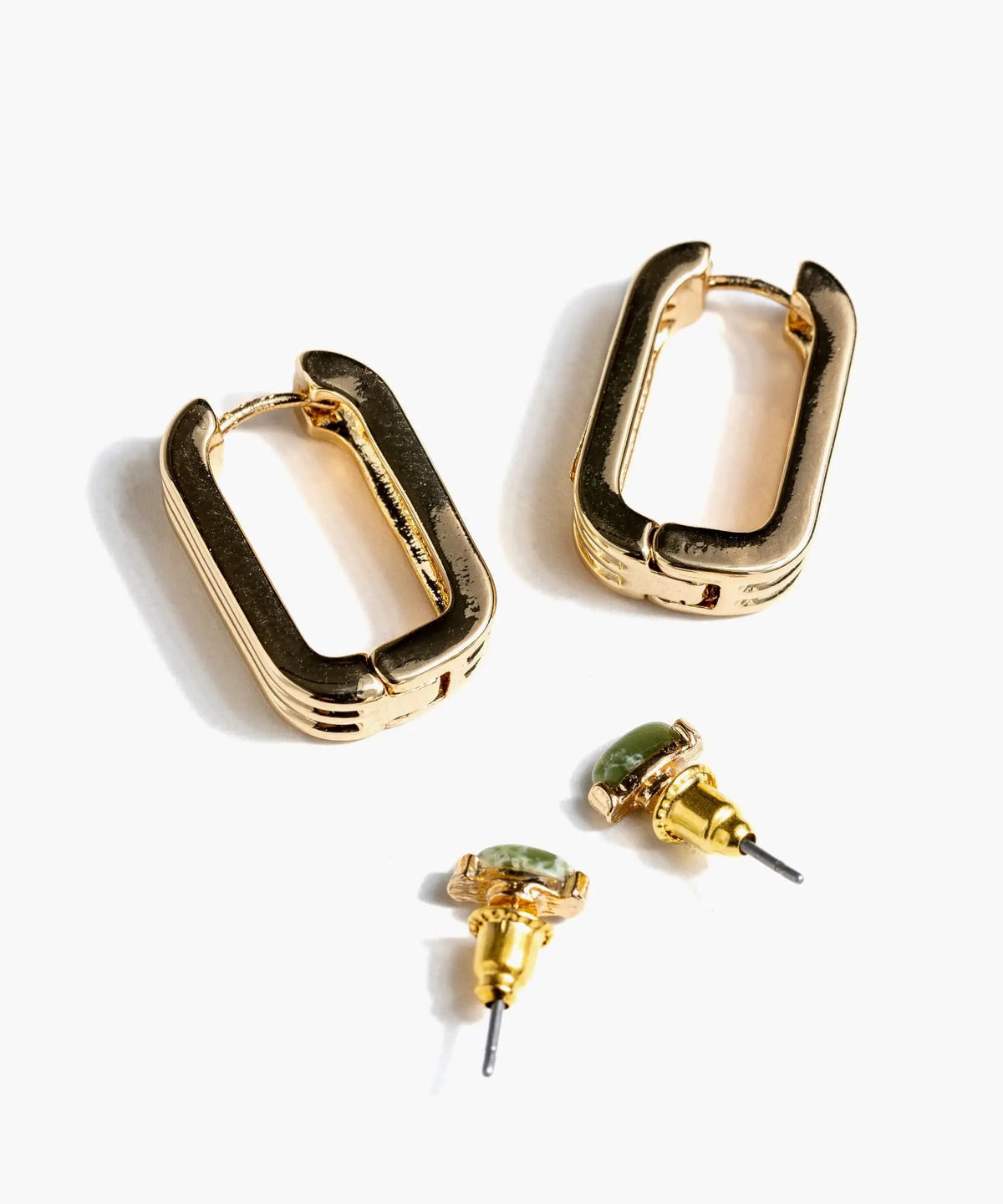 Set Aros Piedras Argollas