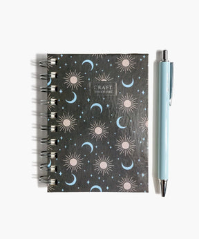 Set Librería Cuaderno Luna Con Lápiz
