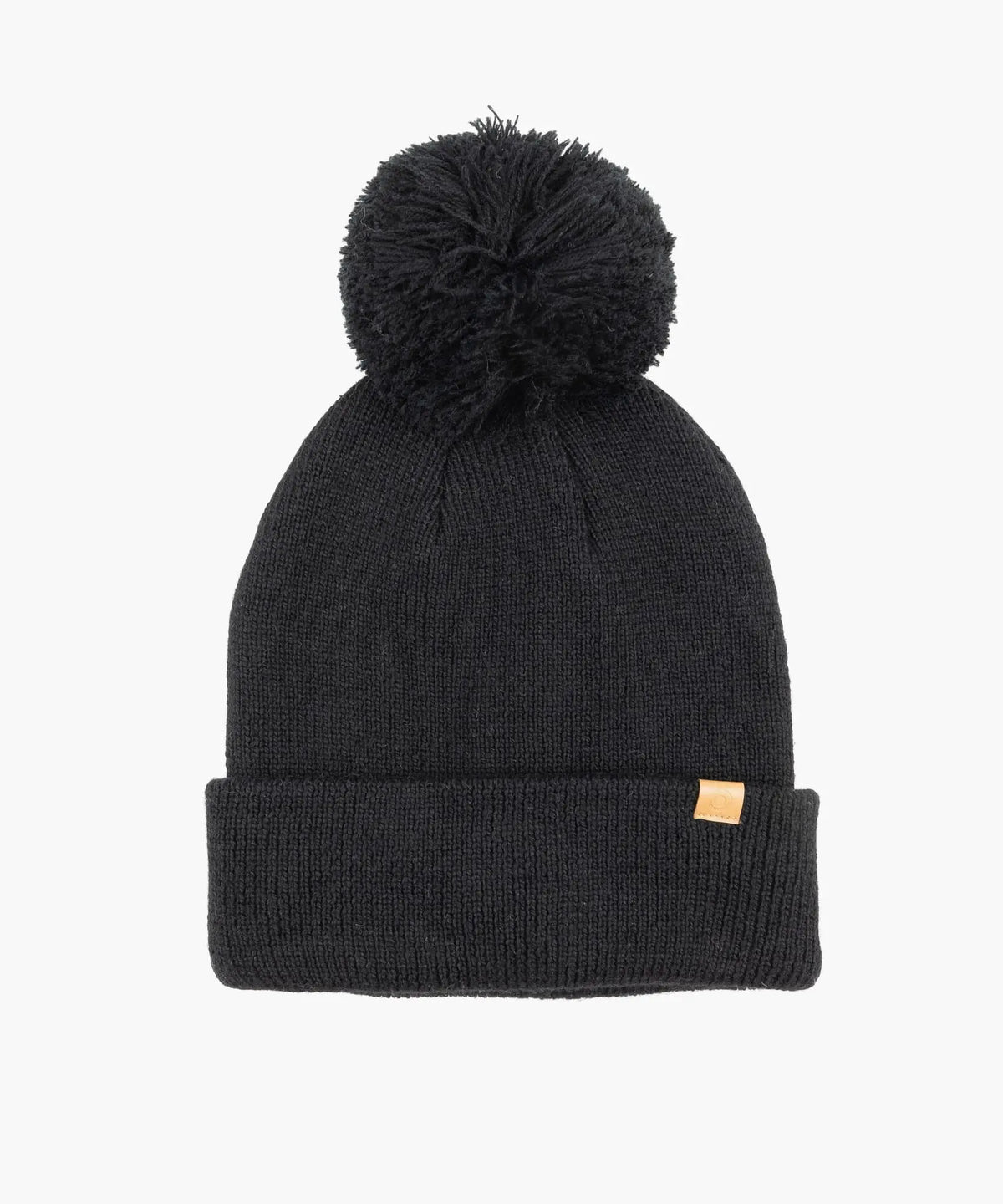 Gorro Con Pompón - Negro