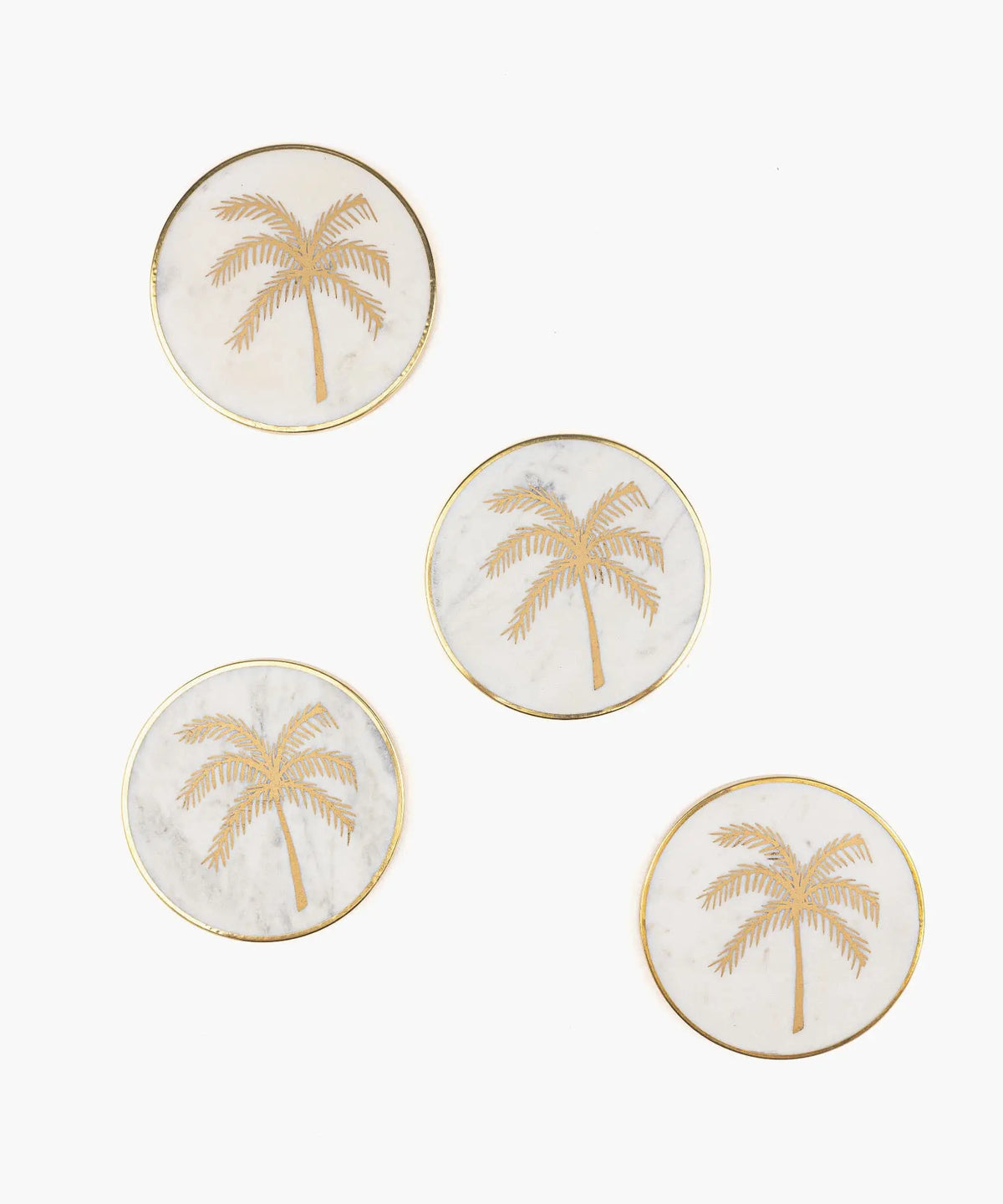 Set Posavasos Mármol Boho