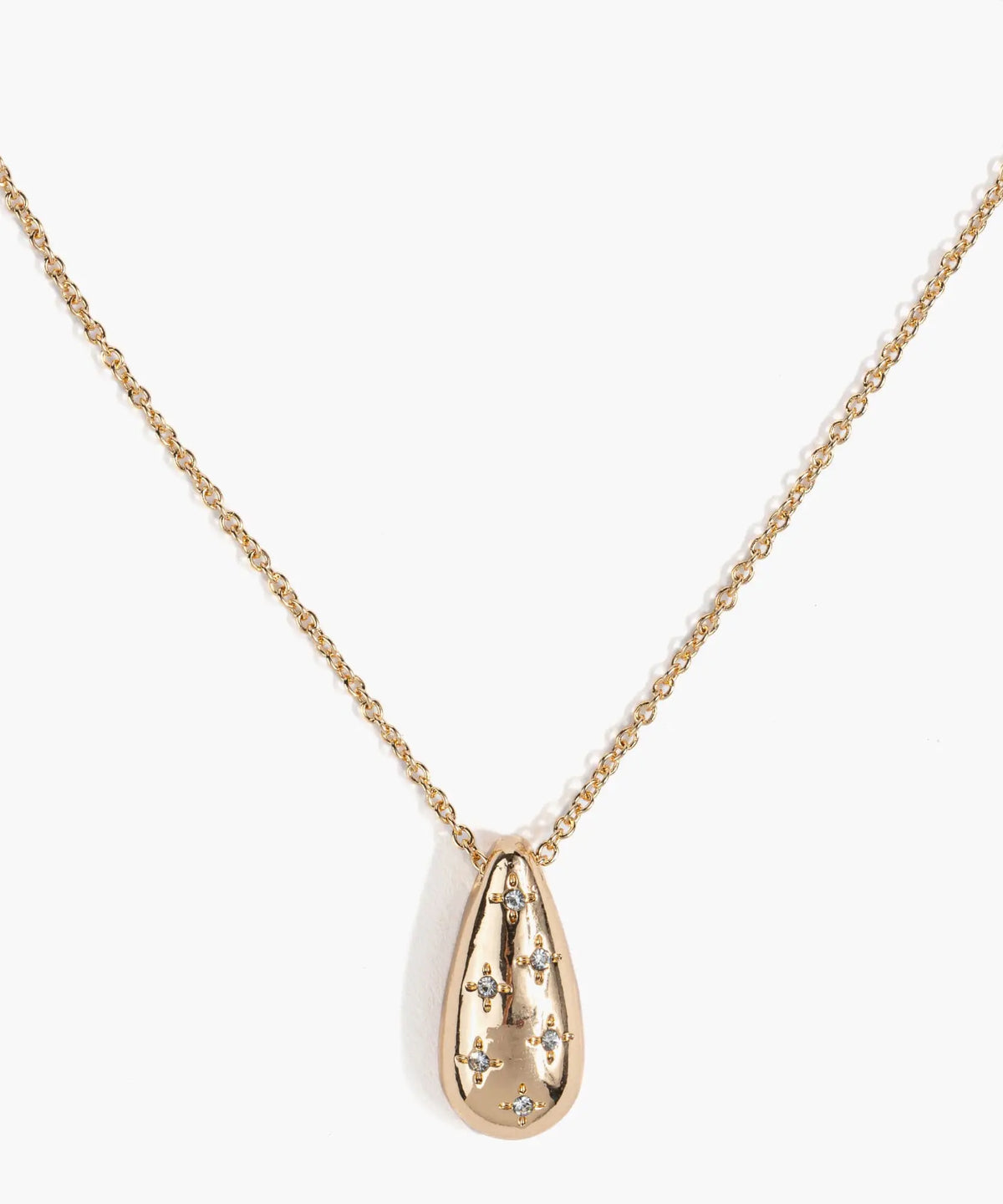 Collana Choker Boho Con Ciondolo Corona E Strass CZ - Gioiello Donna Oro