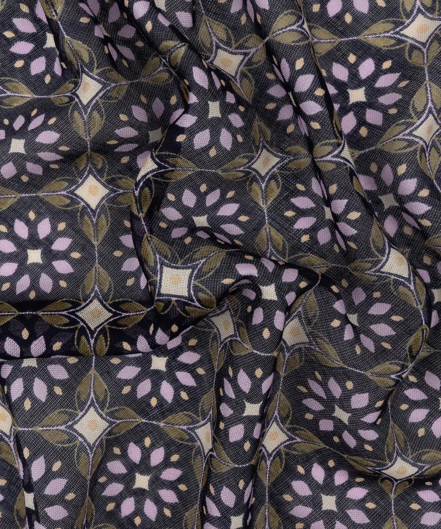 Pañuelo Triángulo Flores Boho