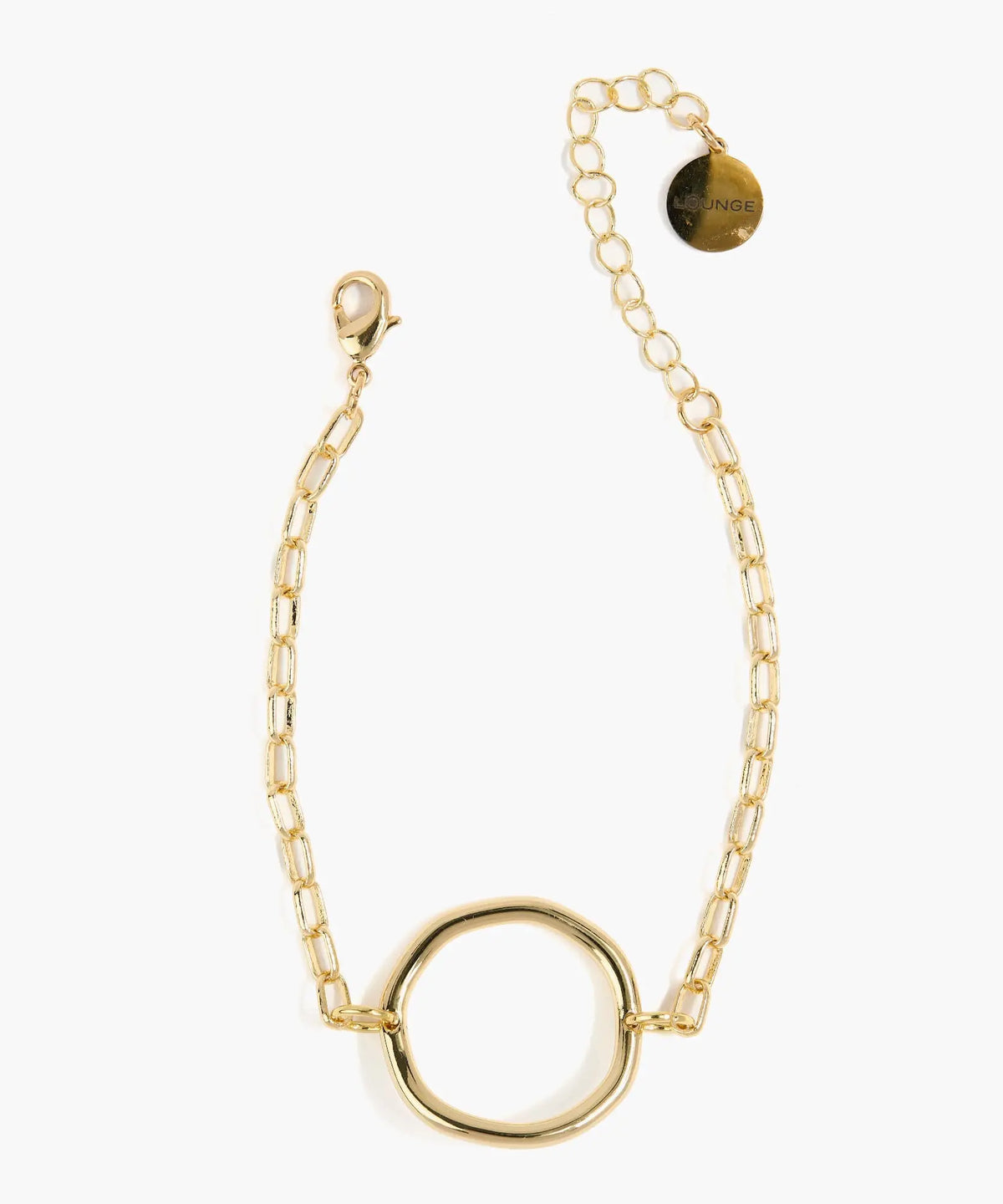 Pulsera Maxi Círculo - Dorado