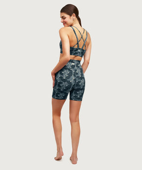 Short Deportivo Biker Flores
