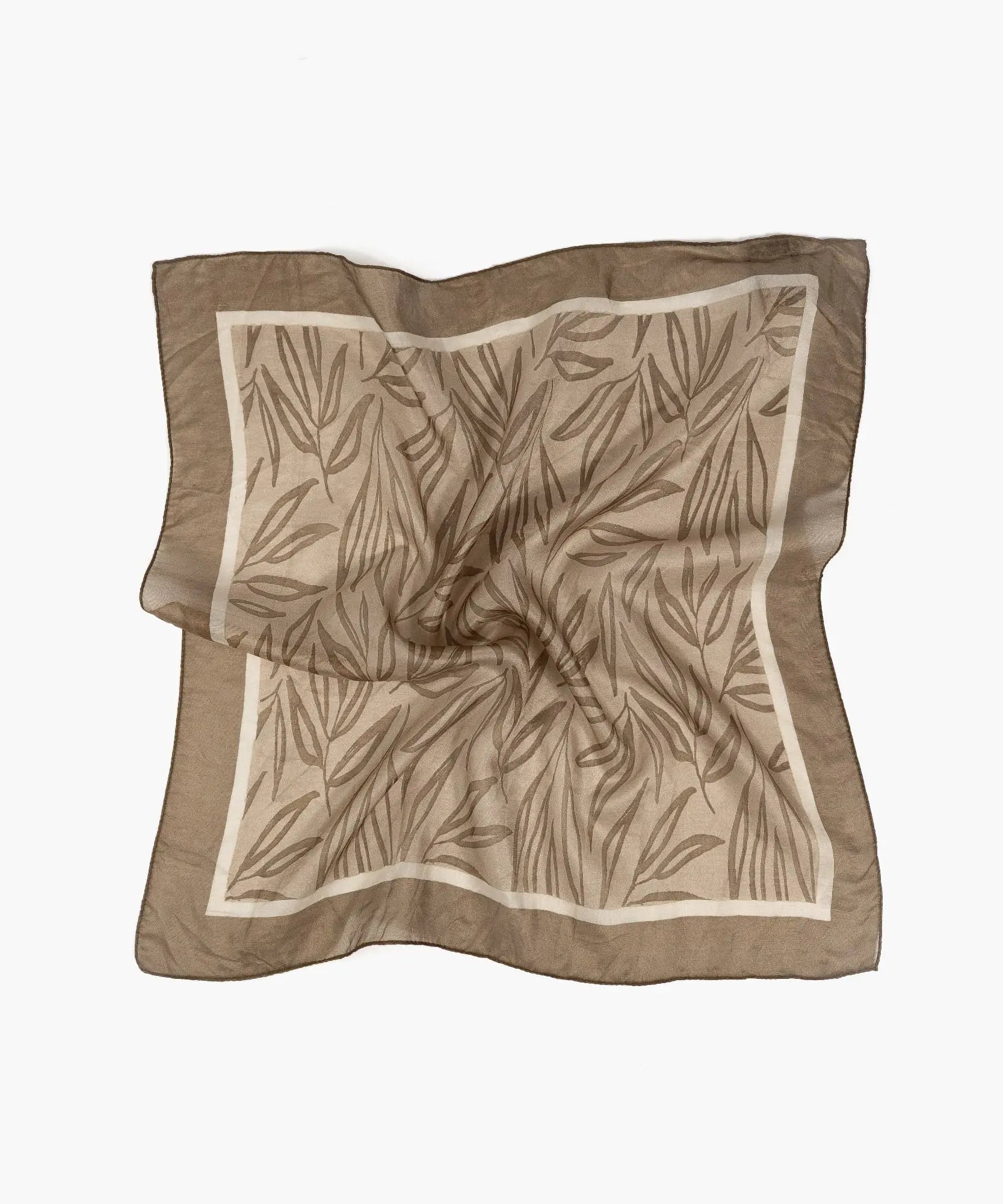 Bandana Seda Hojas