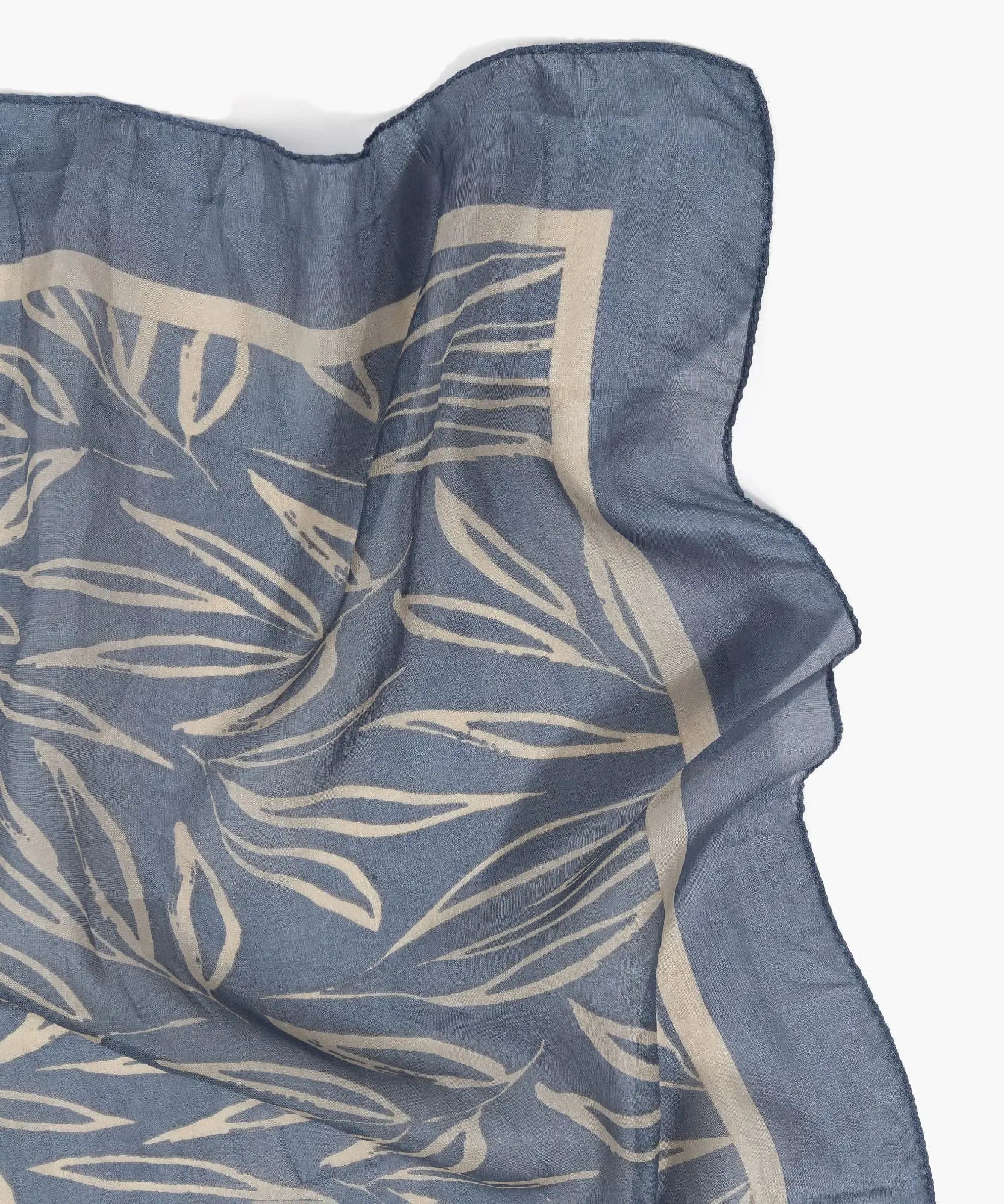 Bandana Seda Hojas