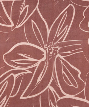Estola Seda Diseño Flores