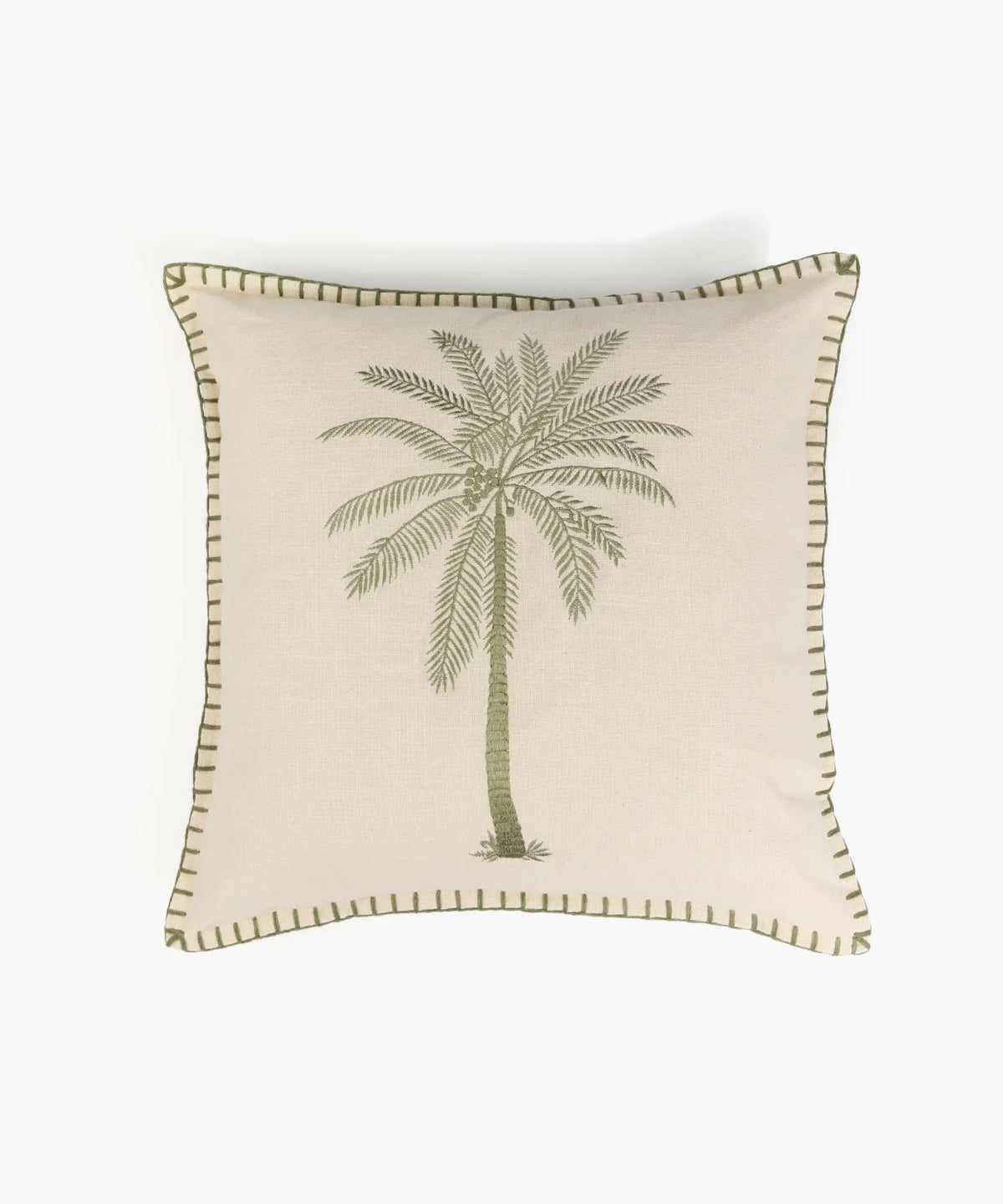 Cojín Palmera Bordada
