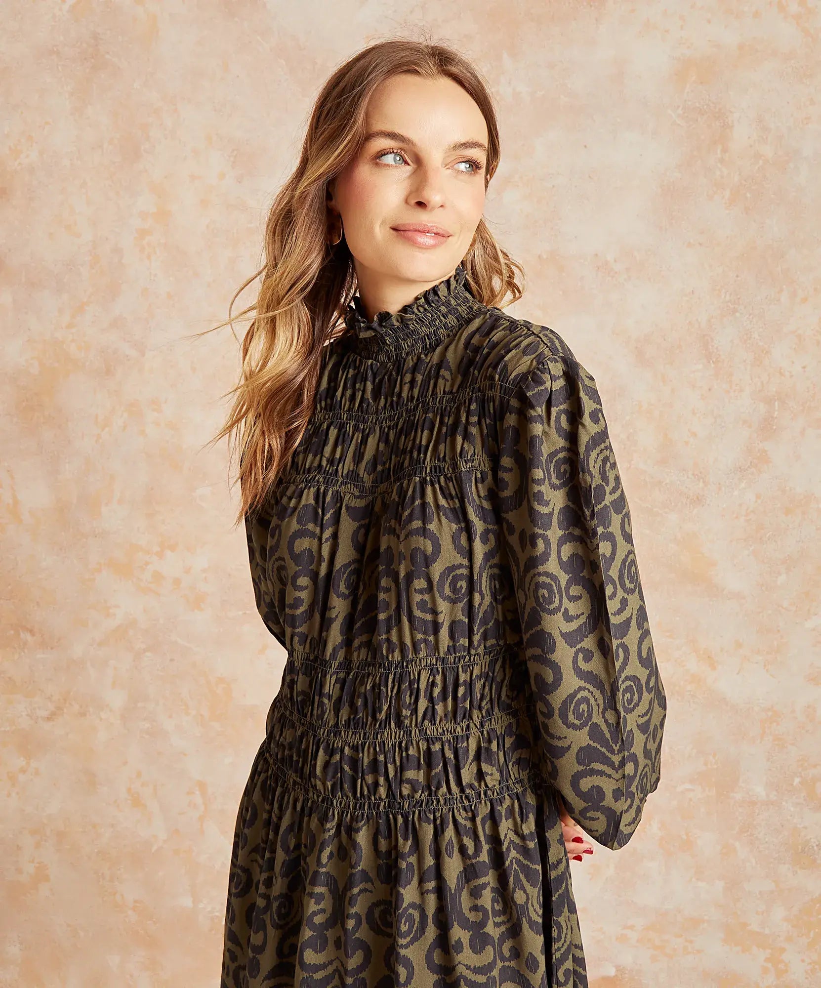 Vestido Panal De Abejas Boho