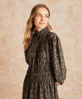 Vestido Panal De Abejas Boho