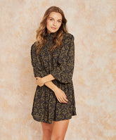 Vestido Panal De Abejas Boho