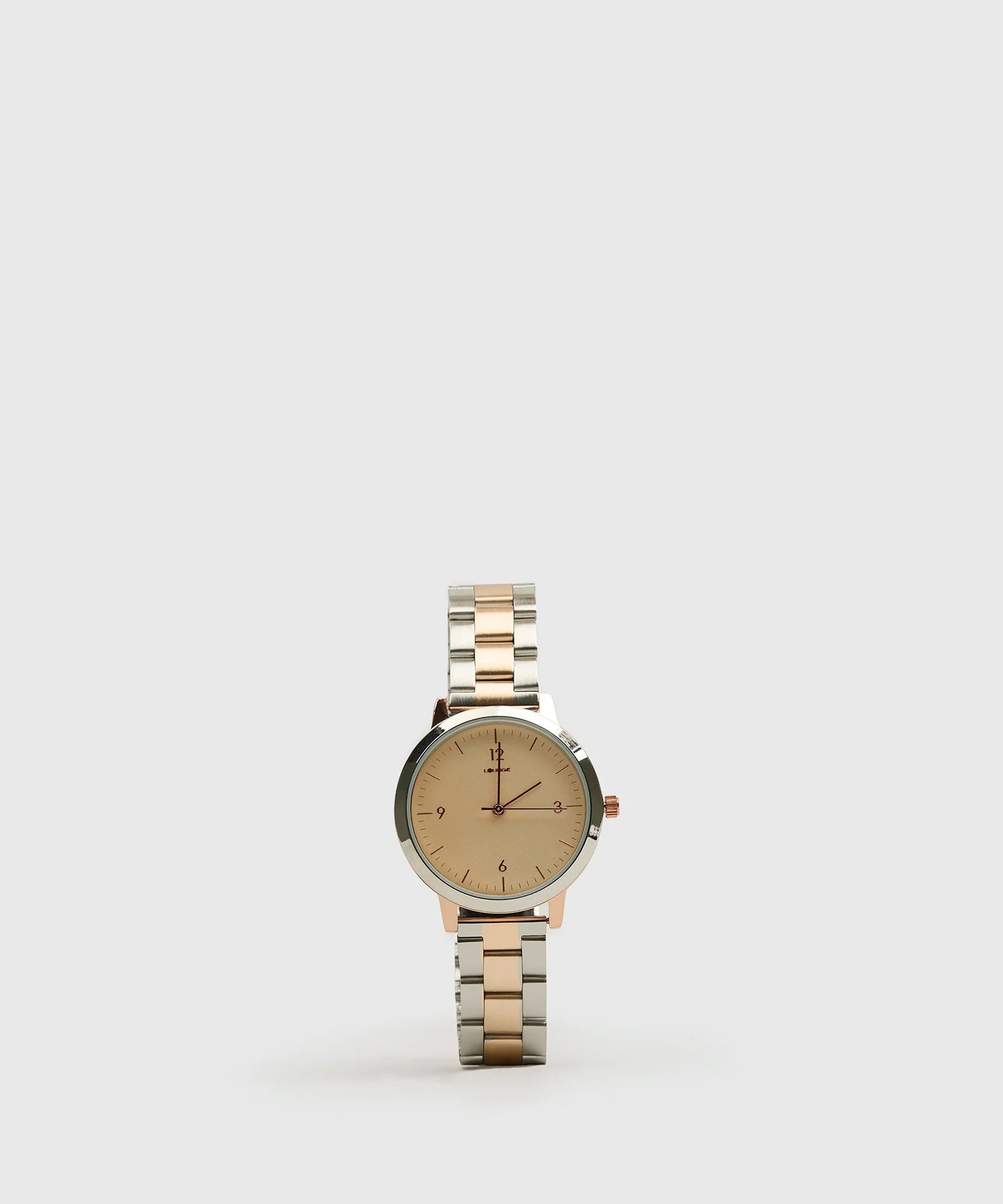 Reloj Clásico Bicolor