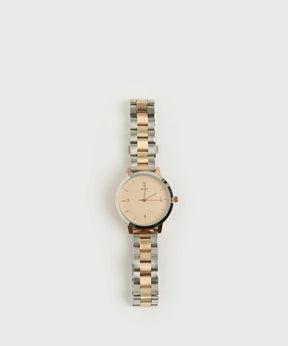 Reloj Clásico Bicolor