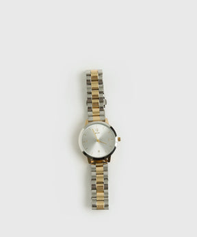 Reloj Clásico Bicolor