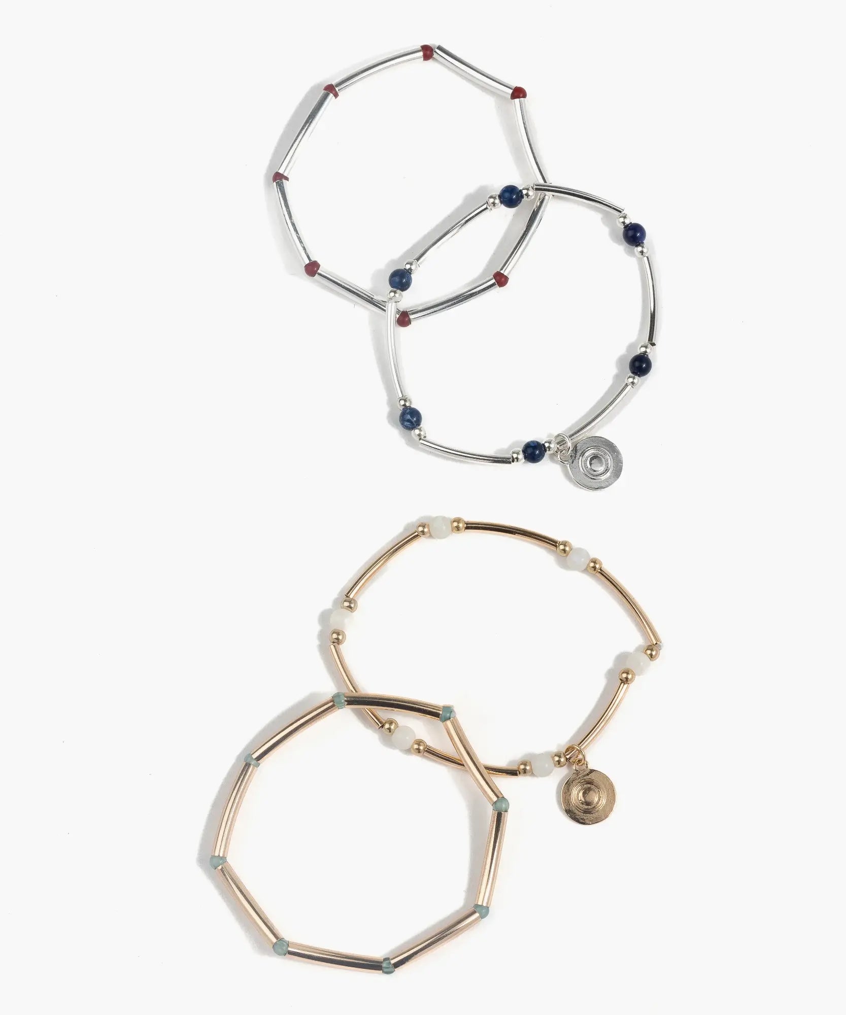Set Pulseras Elasticadas Mostacillas